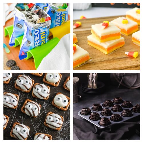 24 Easy Halloween Desserts- Looking for fun and easy Halloween snack ideas? Check out these spooky treats that are perfect for any Halloween party! From creepy-cute cupcakes to ghostly finger foods, these ideas are quick to make and sure to wow your guests. | #HalloweenSnacks #HalloweenRecipes #HalloweenPartyIdeas #dessertRecipes #ACultivatedNest