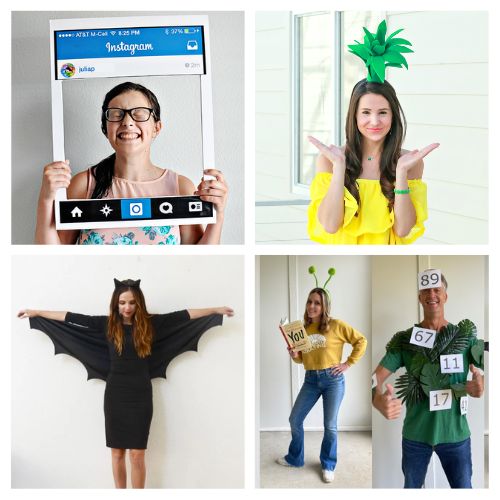 20 Easy Halloween DIY Costumes for Adults- Need a last-minute Halloween costume? Check out these easy homemade Halloween costumes for adults! From spooky to funny, these creative ideas will make sure you stand out at any Halloween party—without breaking the bank. | #DIYCostumes #HalloweenCostumes #HalloweenDIY #sewingProjects #ACultivatedNest