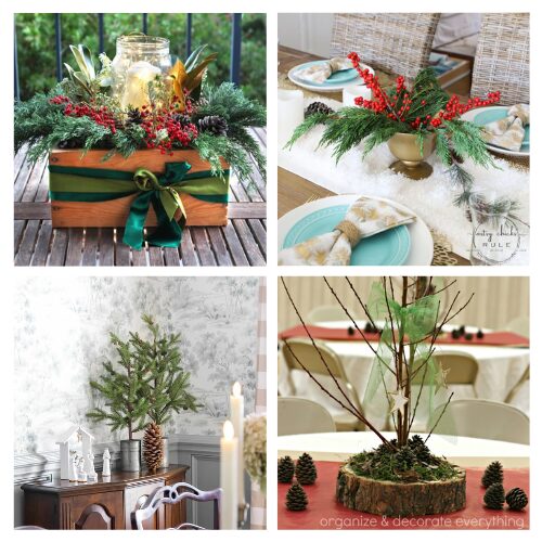 16 Christmas Centerpiece Crafts from Natural Elements- Looking to decorate your holiday table with nature-inspired charm? Here are stunning DIY Christmas centerpieces made using only natural elements! From pinecones to fresh greenery, these rustic and cozy centerpiece ideas will bring the beauty of the outdoors into your home this Christmas. | #DIYChristmas #NaturalDecor #CenterpieceIdeas #diyProjects #ACultivatedNest