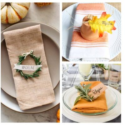 16 DIY Thanksgiving Place Cards That Double as Keepsakes