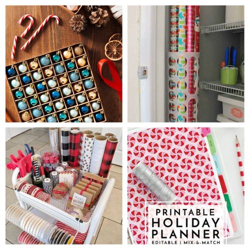 16 Christmas Decor and Supplies Organizing Tips- Tired of holiday clutter? Get ready for a stress-free season with these simple organizing tips! From decorations to gift wrapping, these clever hacks will help you stay on top of the holiday chaos. Click to make this year the most organized one yet! | #HolidayOrganization #ClutterFreeHome #HolidayTips #organizingTips #ACultivatedNest