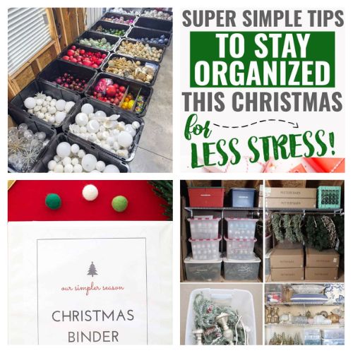 16 Christmas Decor and Supplies Organizing Tips- Tired of holiday clutter? Get ready for a stress-free season with these simple organizing tips! From decorations to gift wrapping, these clever hacks will help you stay on top of the holiday chaos. Click to make this year the most organized one yet! | #HolidayOrganization #ClutterFreeHome #HolidayTips #organizingTips #ACultivatedNest