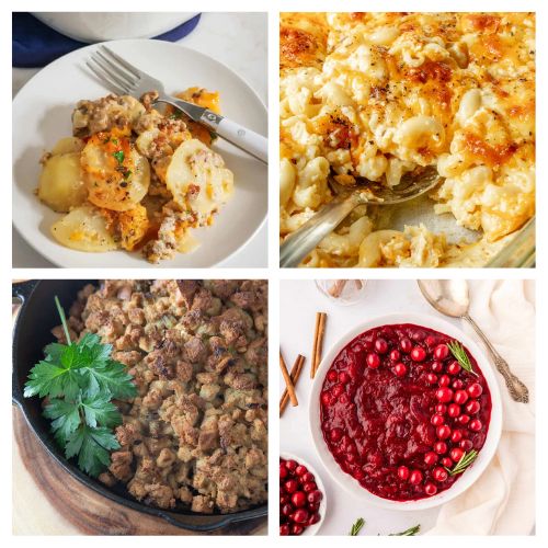 40 Make-Ahead Side Dishes Recipes for Thanksgiving- Save time and reduce stress this Thanksgiving! Check out these make-ahead side dishes that are easy, delicious, and perfect for your holiday table. From casseroles to salads, make your prep a breeze! | #ThanksgivingSides #HolidayMealPrep #MakeAheadRecipes #recipes #ACultivatedNest