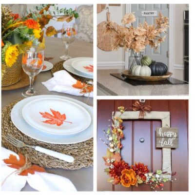 16 Ways to Use Leaves in Your Fall Décor