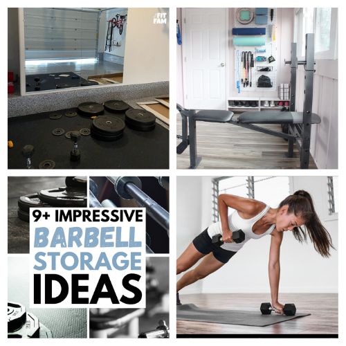 16 Clever Home Gym Organization DIY Ideas- Transform your workout space with these clever home gym organization and DIY ideas! From creative barbell storage solutions to budget-friendly home gym makeovers, these tips will help you create the perfect home gym—no matter how small the space. | #HomeGymIdeas #DIYFitness #HomeOrganization #organizingTips #ACultivatedNest