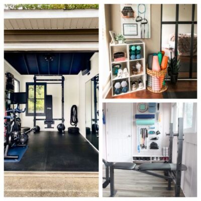 16 Clever Home Gym Organization DIY Ideas