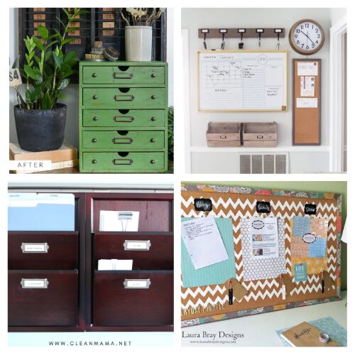 16 Home Office Organization Hacks for Tax Season- Get ready for tax season with these genius home office organizing tips! From DIY filing systems to clever ways to declutter paperwork, these easy ideas will help you create a stress-free and productive workspace. Say goodbye to paper chaos and hello to organization! | #HomeOffice #OrganizationTips #TaxSeasonPrep #organizingHacks #ACultivatedNest