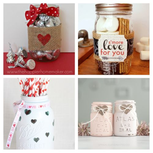 16 Valentine’s Day Mason Jar DIY Projects- Looking for the perfect Valentine’s Day craft ideas? These Valentine’s Day-themed Mason jar crafts are simple, budget-friendly, and oh-so-adorable! From DIY gifts like candy mason jar bouquets to romantic painted jar lanterns, these creative projects will add a handmade touch to your Valentine’s festivities! | #ValentinesDay #MasonJarCrafts #DIYValentine #ValentinesDayGifts #ACultivatedNest