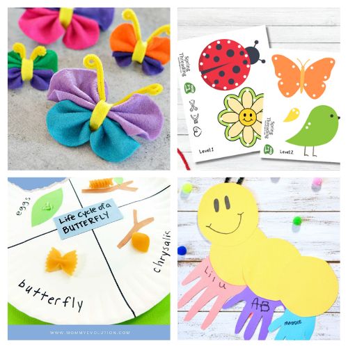 40 Butterfly and Bug Crafts Kids Will Love This Spring- Make springtime magical with these butterfly and bug craft ideas kids will adore! Perfect for kids of all ages, these easy and fun projects are great for school, home, or even rainy days. From butterfly origami to painted bee rocks, there's something for everyone. | #ButterflyCrafts #BugCrafts #KidsCrafts #SpringCrafts #ACultivatedNest