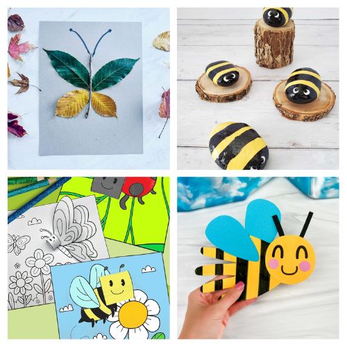 40 Butterfly and Bug Kids Crafts for Spring- Make springtime magical with these butterfly and bug craft ideas kids will adore! Perfect for kids of all ages, these easy and fun projects are great for school, home, or even rainy days. From butterfly origami to painted bee rocks, there's something for everyone. | #ButterflyCrafts #BugCrafts #KidsCrafts #SpringCrafts #ACultivatedNest