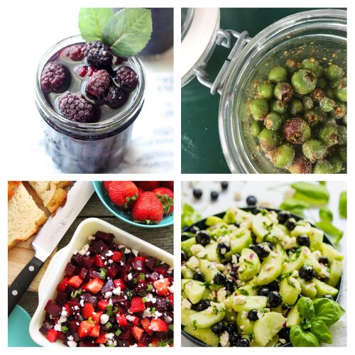 16 Delicious Recipes Using Summer Berries- Wondering what to do with a big haul of fresh summer fruit? Step beyond the basic berry pie and discover unique and delicious ways to use fresh strawberries, blueberries, blackberries, and raspberries! From quick morning bakes and artisan desserts to refreshing seasonal drinks, these easy recipes celebrate summer's best produce. | #berries #healthyRecipes #dessertRecipes #summerRecipes #ACultivatedNest