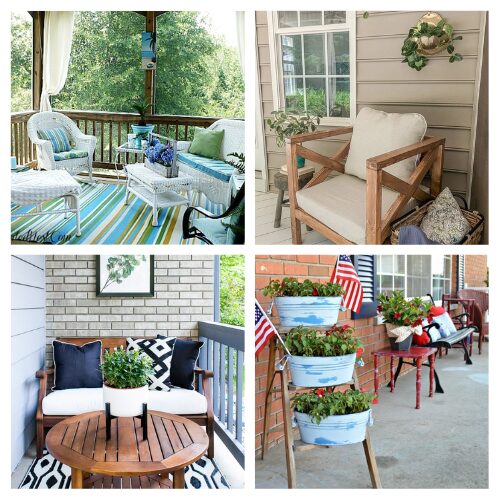 16 DIY Front Porch Decor Ideas to Welcome Summer- Refresh your front porch with these DIY decor ideas perfect for summer! From colorful planters and upcycled benches to welcoming wreaths and charming signs, you’ll find all the inspiration you need to create a cozy and inviting outdoor space. Simple projects, budget-friendly tips, and creative touches will make your porch the best seat in the house this season. | #summerDIY #diyProjects #summerPorch #porchDecorating #ACultivatedNest