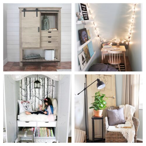 16 DIY Projects to Create a Cozy Reading Nook- Turn that unused corner into a peaceful retreat! Discover DIY reading nook projects that are perfect for small spaces, closets, and empty bedroom corners. Whether you love the farmhouse look or modern built-ins, these cozy reading area ideas will help you create the perfect sanctuary to unplug and get lost in a book. | #ReadingNook #DIYHomeDecor #ReadingCorner #BookNook #ACultivatedNest