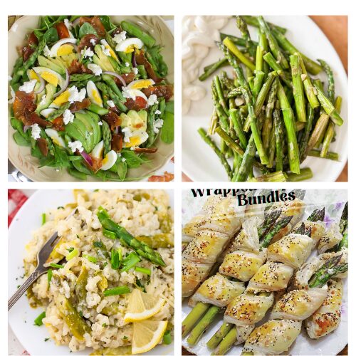 24 Delicious Asparagus Recipes for Easter- Looking for creative ways to enjoy asparagus? These delicious asparagus recipes will take your meals to the next level! From savory mains like stuffed chicken to light salads and flavorful sides like cheesy tarts or puff pastry bundles — there's something for everyone. Perfect for dinner, lunch, or even brunch! Save this list and make asparagus the star of your next meal. | #AsparagusRecipes #HealthyEating #EasyMeals #recipes #ACultivatedNest