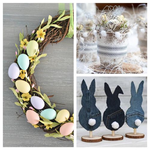 16 DIY Easter Decorations on Dime- Hop into Easter crafting with these DIY Easter decorations on a dime! Whether you're sprucing up your home with budget-friendly wreaths, centerpieces, or Easter baskets, these creative and easy-to-make projects are perfect for adding a festive touch to your space. Get inspired and create beautiful, affordable Easter decor today! | #EasterDecorations #DIYEasterCrafts #BudgetFriendlyDecor #SpringDecorating #ACultivatedNest