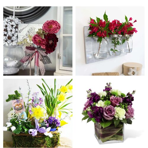 20 Beautiful Floral Arrangement Crafts- Give your home a fresh dose of beauty with these DIY floral arrangement ideas! Whether you’re decorating for spring, creating wedding centerpieces, or looking for fun craft projects, you’ll find inspiration for both fresh and faux flower designs. Perfect for beginners or experienced crafters who love budget-friendly creativity! | #DIYFlowers #FloralArrangements #DIYDecor #crafting #ACultivatedNest