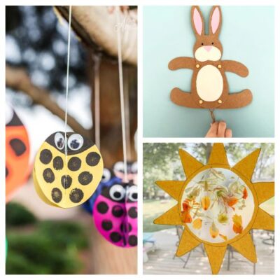 24 Fun Kids Spring Crafts for a Springtime Playdate