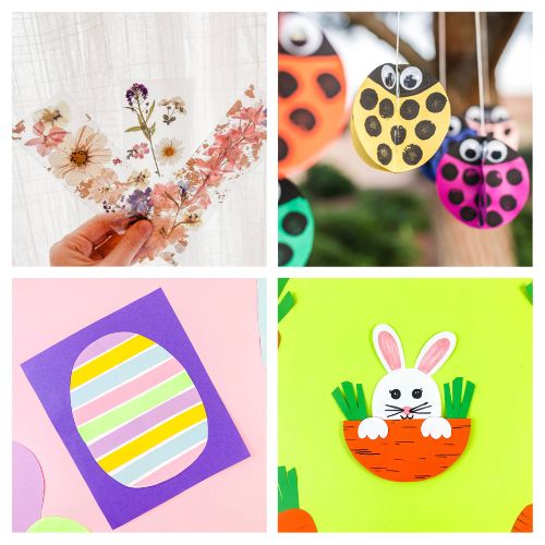 24 Fun Spring Kids Crafts for a Springtime Playdate- Looking for fun and easy kids crafts to celebrate spring? Check out these creative spring crafts perfect for a playdate, classroom activity, or family crafting session! From DIY flower bookmarks to twirling ladybugs, there's something for kids of all ages. Get inspired and start crafting today! | #kidsCrafts #springCrafts #kidsActivities #craftsForKids #ACultivatedNest