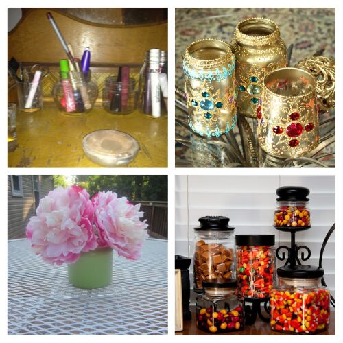 16 Clever Ways to Repurpose Candle Jars- Don’t toss those empty candle jars! Discover clever DIY ways to repurpose candle jars into beautiful home decor, organizers, vases, and more. Upcycle your old jars and add a unique touch to every room. See the full list of easy ideas and get inspired to start crafting today! | #Upcycle #DIYCrafts #Repurpose #HomeDecor #ACultivatedNest