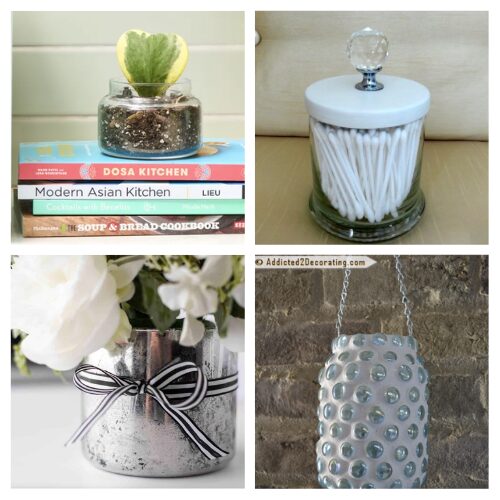 16 Clever Ways to Repurpose Candle Jars- Don’t toss those empty candle jars! Discover clever DIY ways to repurpose candle jars into beautiful home decor, organizers, vases, and more. Upcycle your old jars and add a unique touch to every room. See the full list of easy ideas and get inspired to start crafting today! | #Upcycle #DIYCrafts #Repurpose #HomeDecor #ACultivatedNest