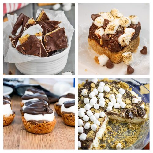 16 Unique S’mores-Themed Summer Desserts- Craving a twist on classic s’mores? Check out these unique s’mores recipes you’ve never tried! From decadent bars and cookies to cool ice cream and easy dips, there’s a creative s’mores treat for every occasion. Perfect for summer parties, bonfires, or whenever you need a little chocolatey, marshmallowy goodness- no campfire required! | #smoresRecipes #desserts #chocolateRecipes #summerDesserts #ACultivatedNest