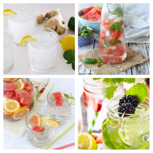 16 Flavored Water Recipes for Easy Hydration- Spring is heating up! Whether you’re busy in the garden or out on a weekend hike, staying hydrated is a must. These flavored water recipes are the perfect healthy way to beat the heat. Using fresh fruits and herbs, these easy infused water ideas turn plain water into a refreshing treat that makes reaching your daily goals simple and delicious! | #FlavoredWater #InfusedWater #HealthyHydration #SpringRecipes #ACultivatedNest 16 Flavored Water Recipes for Easy Hydration- Spring is heating up! Whether you’re busy in the garden or out on a weekend hike, staying hydrated is a must. These flavored water recipes are the perfect healthy way to beat the heat. Using fresh fruits and herbs, these easy infused water ideas turn plain water into a refreshing treat that makes reaching your daily goals simple and delicious! | #FlavoredWater #InfusedWater #HealthyHydration #SpringRecipes #ACultivatedNest