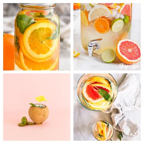 16 Ways to Flavor Water for Easy Hydration- Spring is heating up! Whether you’re busy in the garden or out on a weekend hike, staying hydrated is a must. These flavored water recipes are the perfect healthy way to beat the heat. Using fresh fruits and herbs, these easy infused water ideas turn plain water into a refreshing treat that makes reaching your daily goals simple and delicious! | #FlavoredWater #InfusedWater #HealthyHydration #SpringRecipes #ACultivatedNest 16 Ways to Flavor Water for Easy Hydration- Spring is heating up! Whether you’re busy in the garden or out on a weekend hike, staying hydrated is a must. These flavored water recipes are the perfect healthy way to beat the heat. Using fresh fruits and herbs, these easy infused water ideas turn plain water into a refreshing treat that makes reaching your daily goals simple and delicious! | #FlavoredWater #InfusedWater #HealthyHydration #SpringRecipes #ACultivatedNest