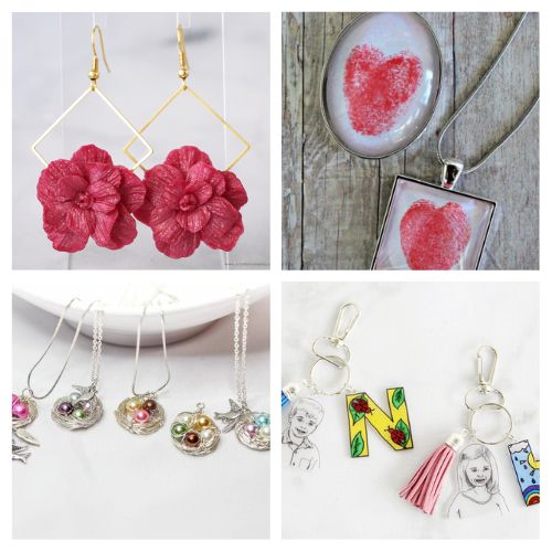 20 Handmade Jewelry Gifts for Mother’s Day- Want to make Mother’s Day extra special? Explore these easy and creative DIY jewelry gifts that are perfect for moms! From pressed flower bracelets and clay earrings to personalized necklaces, these heartfelt handmade gifts are sure to bring a smile to her face. | #MothersDayGifts #MothersDay #diyGifts #handmadeJewelry #ACultivatedNest