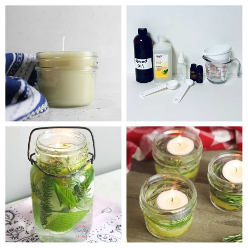 24 DIY Bug Repellent Candles and Sprays- Keep mosquitoes at bay the natural way! Discover creative DIY citronella candles and homemade bug repellent ideas- perfect for backyard parties, picnics, camping, and relaxing outdoors. These easy and effective projects use natural ingredients to help you enjoy summer nights bite-free! | #diy #bugRepellent #citronellaCandles #diyCandles #ACultivatedNest