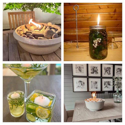 24 DIY Bug Repellent Candles and Sprays- Keep mosquitoes at bay the natural way! Discover creative DIY citronella candles and homemade bug repellent ideas- perfect for backyard parties, picnics, camping, and relaxing outdoors. These easy and effective projects use natural ingredients to help you enjoy summer nights bite-free! | #diy #bugRepellent #citronellaCandles #diyCandles #ACultivatedNest
