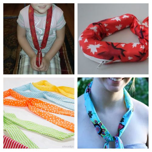 16 DIY Cooling Neck Scarves for Hot Days- Stay cool all summer long with these DIY cooling neck wrap tutorials! From simple sew projects to creative reusable designs, you’ll find easy ways to beat the heat at home, on vacation, or working outdoors. Save this list for quick, refreshing relief from the summer sun! | #DIY #SummerCrafts #CoolingNeckWraps #sewing #ACultivatedNest