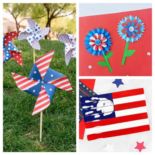 16 Patriotic DIY Kids' Crafts for Memorial Day- Looking for creative ways to celebrate Memorial Day with your kids? Discover fun and easy patriotic DIY crafts perfect for little hands! From American flag art to festive wreaths and red, white, and blue decorations, these projects are a great opportunity for families to honor the holiday while sparking creativity. Click to find inspiration for your next Memorial Day family activity! | #MemorialDay #kidsCrafts #kidsActivities #FourthOfJulyCrafts #ACultivatedNest