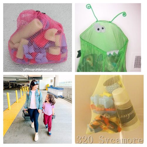 16 Organization Hacks Using Mesh Laundry Bags in Summer Life- Discover creative ways to use mesh laundry bags this summer! From organizing beach toys and travel essentials to storing fresh veggies and sports gear, these affordable bags can make life easier at home and on the go. Click to get all the smart organization hacks for busy families. | #SummerHacks #OrganizationTips #organizingHacks #TravelTips #ACultivatedNest