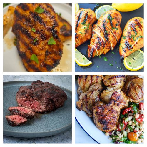 36 Easy Marinades to Transform Cheap Meat Cuts for Summer Grilling- Elevate your backyard BBQ and make every cut of meat taste gourmet! Discover easy marinade recipes perfect for tenderizing and transforming budget-friendly cuts into summer grilling sensations. From classic steak to juicy chicken and flavorful seafood, these simple marinades are your go-to for mouthwatering results. | #GrillingRecipes #EasyRecipes #BBQIdeas #Marinades #ACultivatedNest