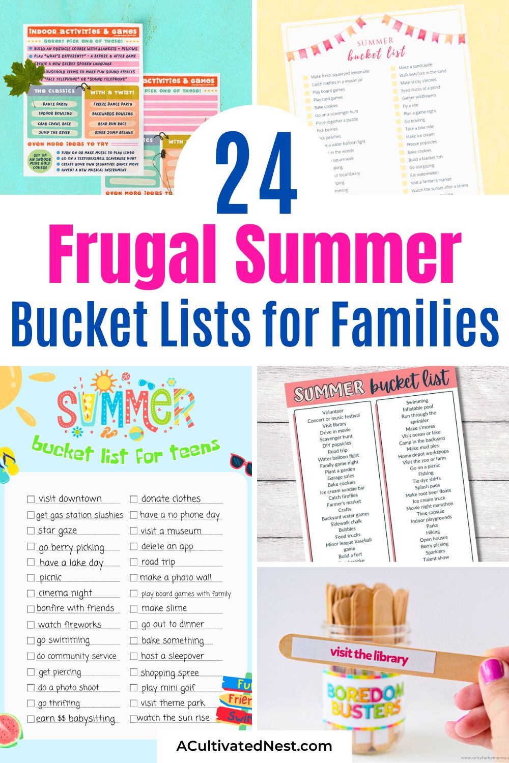 24 Frugal Summer Bucket Lists That are Actually Fun
