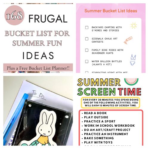 24 Frugal Summer Bucket List Printables and Ideas- Looking for ways to make this summer unforgettable without breaking the bank? Check out these frugal summer bucket lists packed with fun, creative, and affordable activities for families, kids, and teens! From backyard adventures to printable activity guides, you’ll discover tons of budget-friendly ideas to keep everyone entertained! | #SummerFun #BucketList #FamilyActivities #SummerIdeas #ACultivatedNest