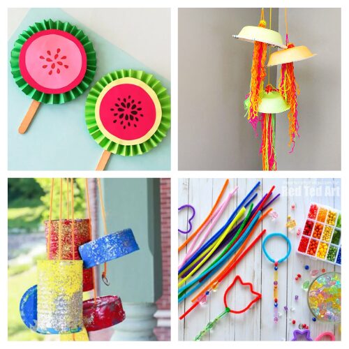 16 Boredom-Busting Kids' Crafts for the Last Days of Summer- Keep kids entertained and spark their creativity with these boredom-busting kids' crafts- perfect for the last days of summer! From colorful painted rocks to bubble wand making stations, these DIY projects are fun, screen-free, and easy for children of all ages. | #KidsCrafts #SummerActivities #ScreenFreeFun #kidsActivities #ACultivatedNest