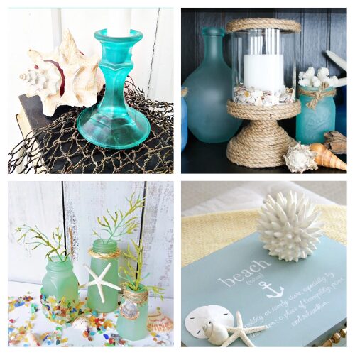 16 Beach Inspired DIY Decor Ideas to Welcome Summer- Bring the ocean breeze home! Discover beautiful beach-inspired DIY decor ideas to get your house ready for summer. From coastal signs to sea-glass-inspired jars, these easy projects will turn your space into a relaxing seaside sanctuary. | #BeachDecor #SummerDIY #CoastalStyle #HomeDecor #ACultivatedNest