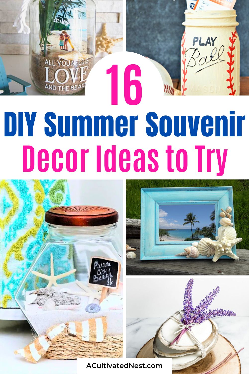 16 Ways to Turn Summer Souvenirs into DIY Home Decor