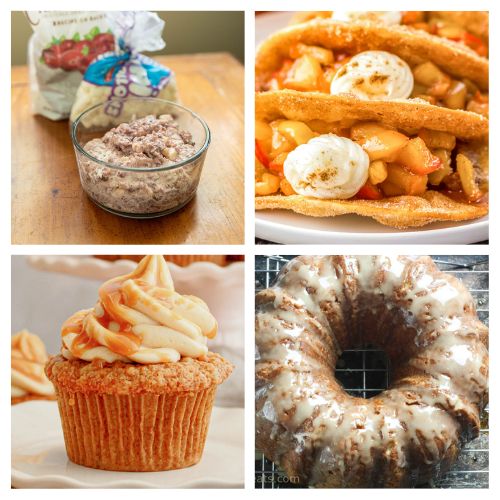 40 Delicious Apple Dessert Recipes for Fall- Craving something sweet and apple-inspired? Discover incredible apple desserts that go way beyond classic apple pie! From gooey dumplings and crispy bars to decadent cakes, cobblers, and even apple nachos, you’ll find the perfect treat for every occasion. | #AppleDesserts #AppleRecipes #DessertIdeas #FallBaking #ACultivatedNest