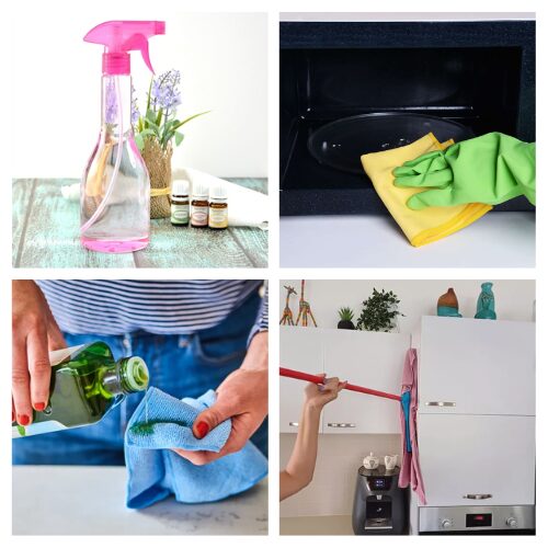 16 Hacks for a Sparkling Clean Kitchen- Tired of a messy kitchen? Discover genius cleaning hacks that will leave your kitchen sparkling all year long! From natural DIY cleaners to quick tricks for appliances and countertops, this list makes deep cleaning effortless. Perfect for busy families or anyone who loves a fresh, welcoming home. | #KitchenHacks #CleaningTips #CleanKitchen #DIYCleaner #ACultivatedNest