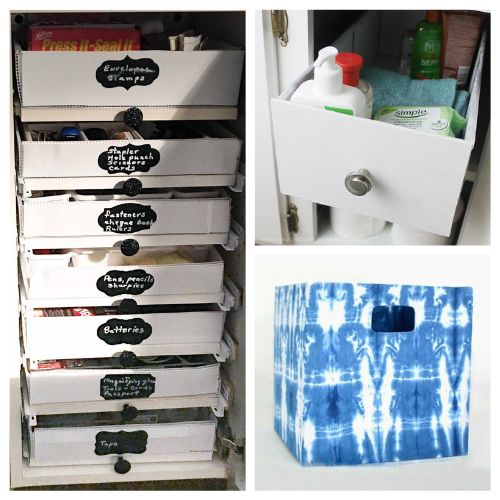 16 Easy DIY Organizers Made from Cardboard and Cereal Boxes- Looking for creative, budget-friendly ways to organize your home? Check out these easy DIY organizers made from cardboard and cereal boxes! From chic baskets to custom drawer dividers, these upcycled projects are perfect for anyone looking to declutter and decorate with style! | #DIYOrganization #UpcycledCrafts #CerealBoxCrafts #HomeOrganization #ACultivatedNest 16 Straightforward DIY Organizers Produced from Cardboard and Cereal Containers