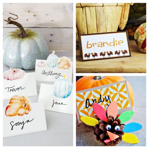 16 Straightforward DIY Place Playing cards for Thanksgiving- A Cultivated Nest