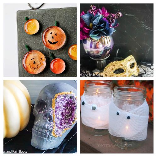 16 Dollar Store DIY Halloween Decorations That Look Spooky but Chic-Get inspired with creative and budget-friendly dollar store Halloween decorations! These easy DIY projects will give your home a spooky yet chic vibe, without breaking the bank. From glam pumpkins to stylish wreaths, transform your space with unique crafts perfect for any Halloween party or décor lover. | #DollarStoreDIY #HalloweenDecor #HalloweenCrafts #DIYProjects #ACultivatedNest