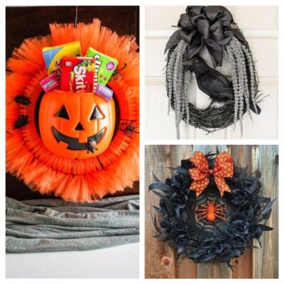 16 Unique DIY Halloween Wreaths to Spook-ify Your Front Door