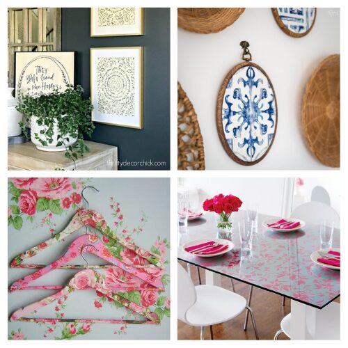 16 Ways to Use Up Extra Wallpaper- Don't let those expensive wallpaper scraps go to waste! From lining the back of a hutch to creating custom wall art, these creative ways to use up leftover wallpaper will give your home a high-end look on a tiny budget. These easy DIY upcycling projects are the perfect way to add color and pattern to any room without a full renovation. | #WallpaperDIY #UpcycledDecor #HomeDecorHacks #BudgetFriendlyDIY #ACultivatedNest