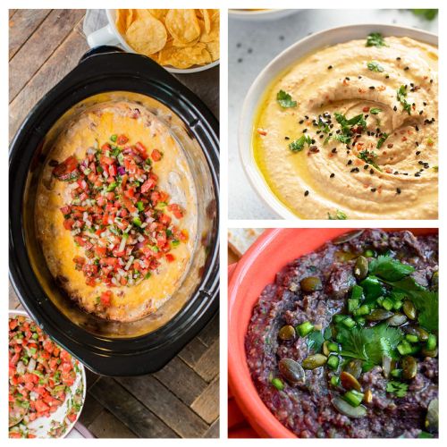 40 Delicious Dips and Spreads Without Cream Cheese- Discover mouthwatering dips and spreads that are completely cream cheese free! Whether you’re looking for party appetizers, healthy snacks, or simple sandwich spreads, this roundup has something for everyone. From savory hummus and queso to tangy red pepper dips and herby salsas, each recipe is unique and easy to make. Take your snack table to the next level with these flavorful favorites! | #Dips #Appetizers #PartyFood #EasyRecipes #ACultivatedNest 40 Dips and Spreads With out Cream Cheese- A Cultivated Nest