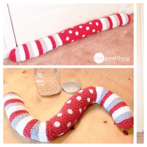 12 DIY Draft Stopper Projects for Cold Windows and Doors- Say goodbye to cold drafts with these clever and stylish DIY draft stopper projects! Learn how to make your own draft snakes and stoppers to keep your home warm all winter long. Perfect for crafters and anyone looking to save energy. | #DraftStopper #DIYIdeas #frugalLiving #WinterDIY #ACultivatedNest
