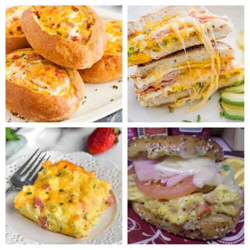 16 Savory Ham Breakfast Recipes- Wondering what to do with that leftover holiday ham? These recipes are the perfect way to use up every slice. These savory breakfast ideas are guaranteed crowd-pleasers. Stop searching for "leftover ham recipes" and start cooking! | #HolidayLeftovers #HamRecipes #BreakfastIdeas #SavoryBreakfast #ACultivatedNest