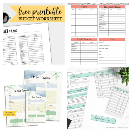 16 New Year's Budget Planner Free Printables- Ready to get your finances in order this New Year? Grab these budget planning and tracking printables to help you set realistic goals, track spending, and stay motivated all year long. Perfect for beginners and budget pros alike! | #Budgeting #NewYearsResolution #freePrintable #personalFinance #ACultivatedNest